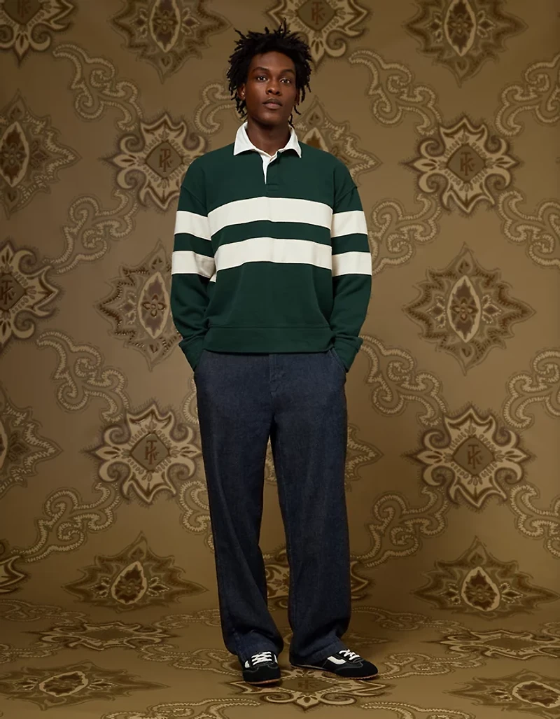 AE x Tru Kolors Pique Rugby Sweatshirt