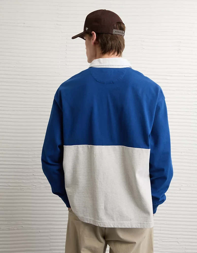 AE Color Block Rugby Shirt