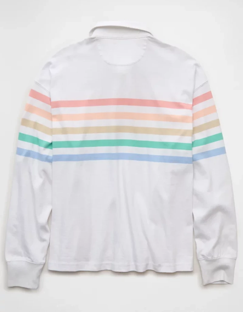 Chemise Fierté style rugby de coupe droite AE