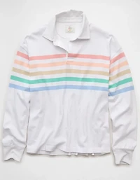 Chemise Fierté style rugby de coupe droite AE