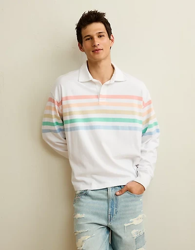 AE Pride Boxy Rugby Shirt