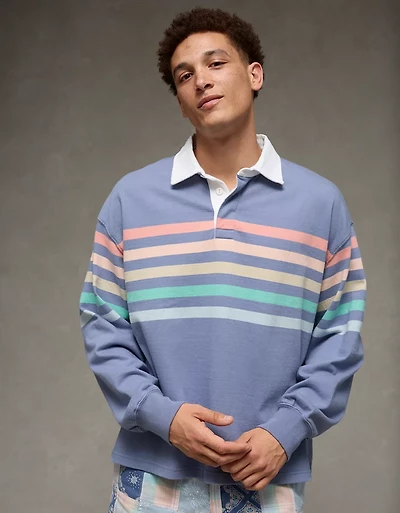 AE Pride Boxy Rugby Shirt