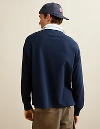 AE Boxy Fit Rugby Shirt