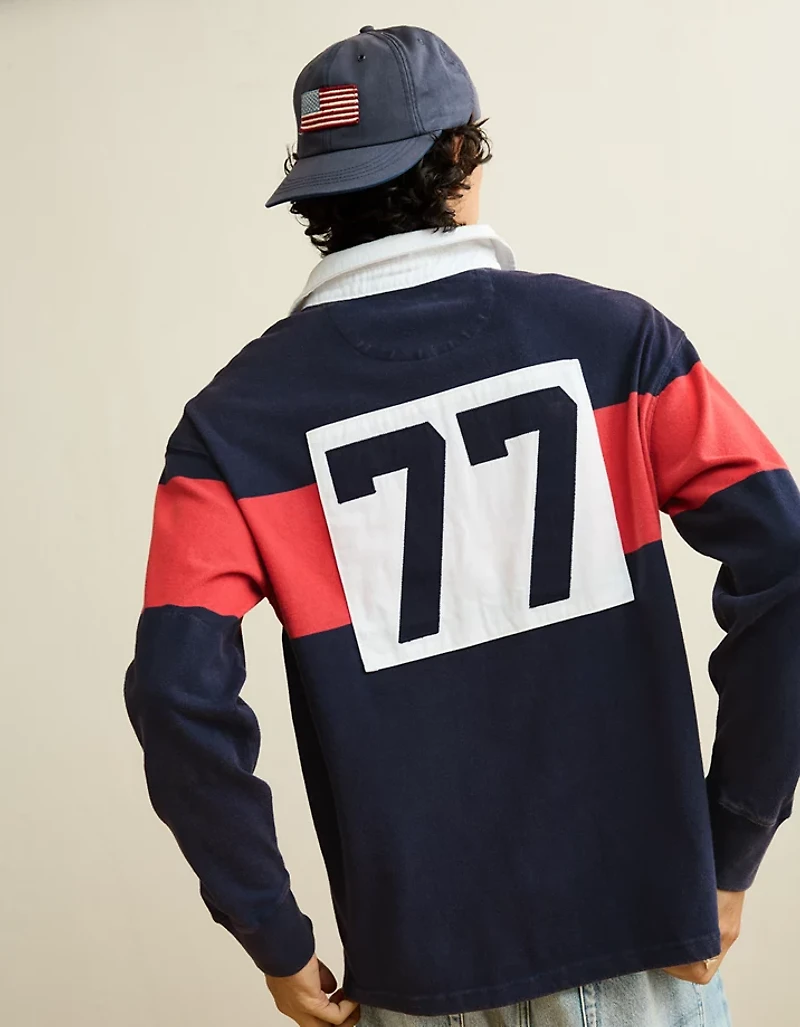 AE Boxy Fit Rugby Shirt