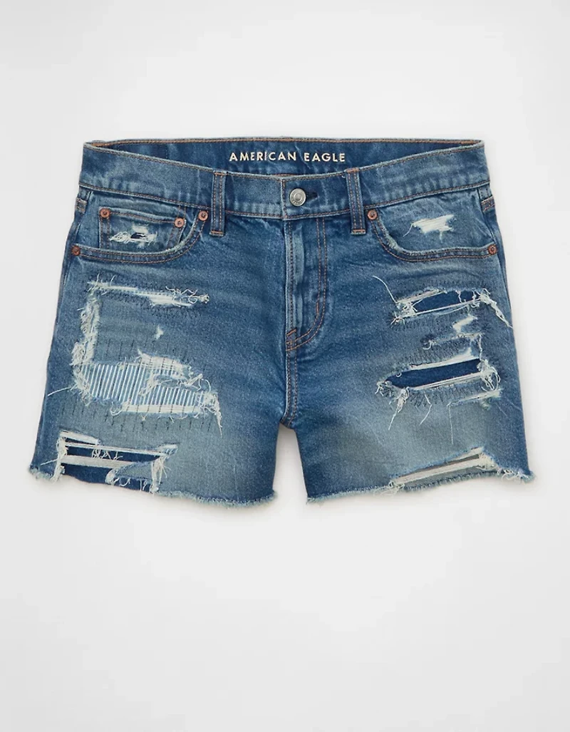 AE Stretch Low-Rise Ex-Boyfriend Denim Short