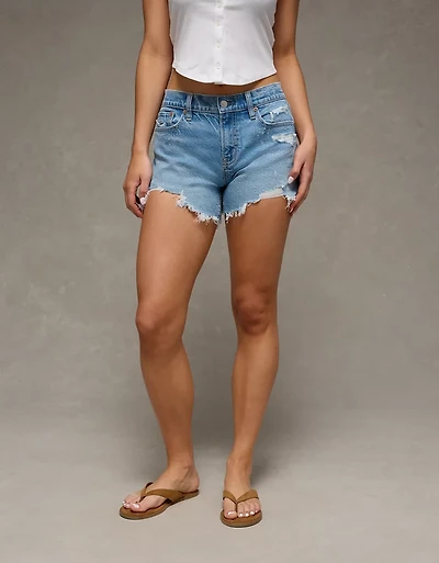 AE Stretch Low-Rise Ex-Boyfriend Denim Short