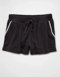 Short en molleton à coutures contrastantes AE