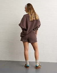 AE High-Waisted Big Hug Fleece Short