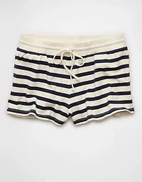 Petit short en molleton à taille haute extensible AE