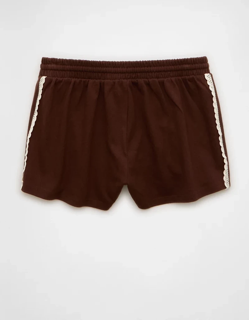 Short en molleton à taille haute AE