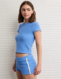 AE High-Waisted Crochet Knit Shortie