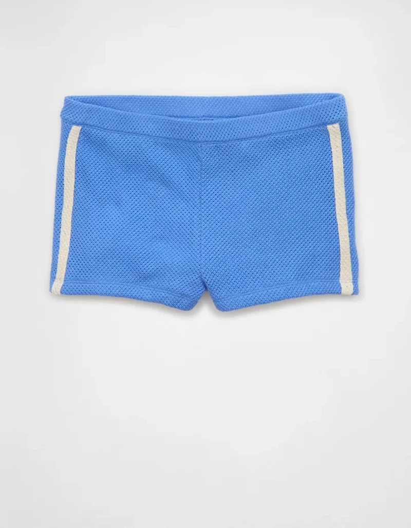 AE High-Waisted Crochet Knit Shortie