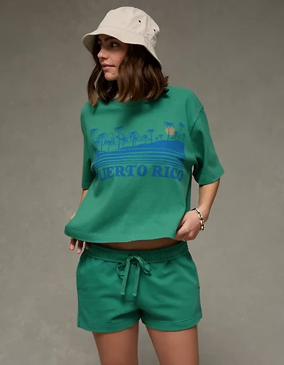 AE High-Waisted Fleece Short