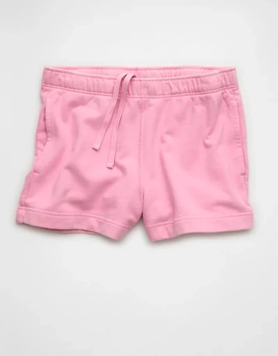 Short en molleton à taille haute AE