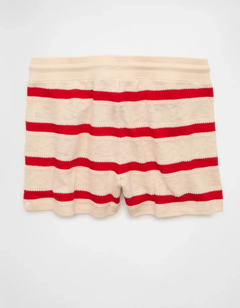 AE Striped Pull On Sweatshort