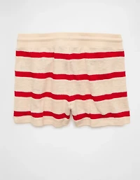 AE Striped Pull On Sweatshort