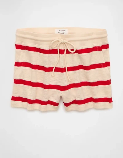 AE Striped Pull On Sweatshort