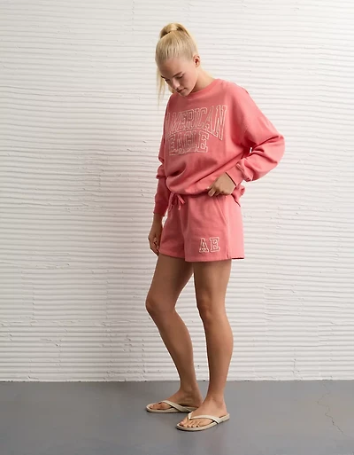 AE High-Waisted Fleece Short