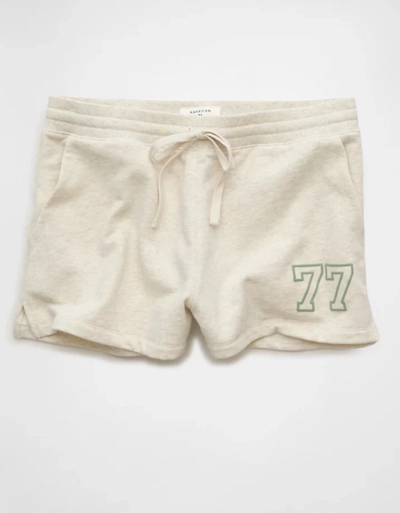 Short en molleton à taille haute AE