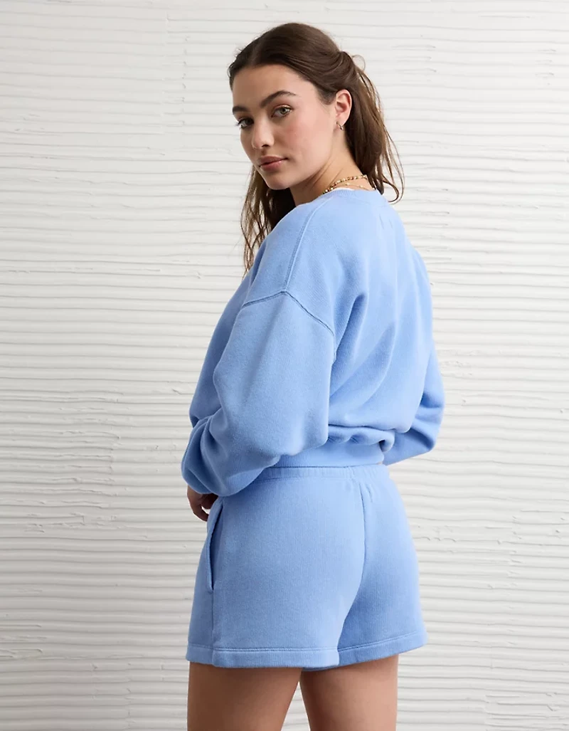 AE High-Waisted Micro Waistband Fleece Short