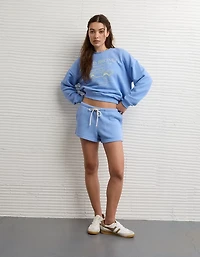 AE High-Waisted Micro Waistband Fleece Short