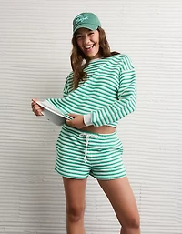 AE High-Waisted Micro Waistband Fleece Short