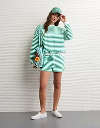 AE High-Waisted Micro Waistband Fleece Short