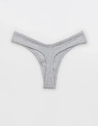 Superchill Cotton Rib Thong Underwear