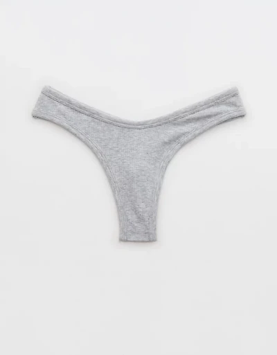 Superchill Cotton Rib Thong Underwear