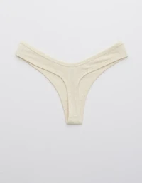 Superchill Cotton Rib Thong Underwear