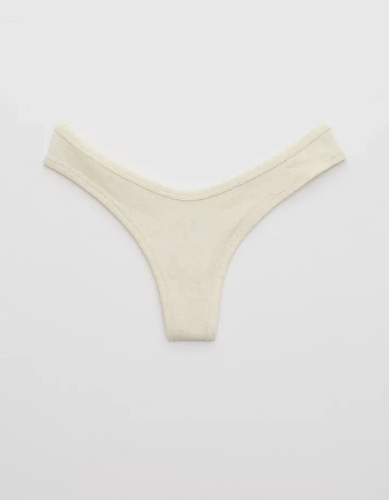 Superchill Cotton Rib Thong Underwear