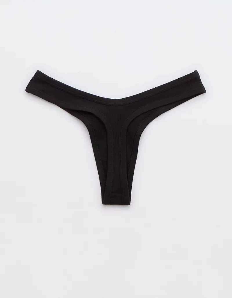 Superchill Cotton Rib Thong Underwear