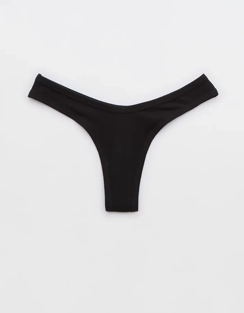 Superchill Cotton Rib Thong Underwear