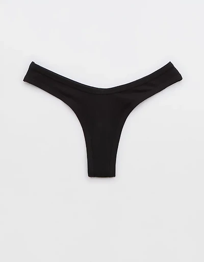 Superchill Cotton Rib Thong Underwear