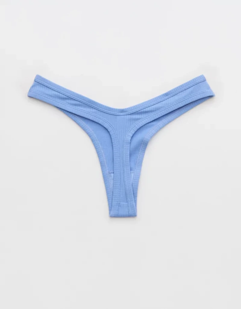 Superchill Cotton Rib Thong Underwear