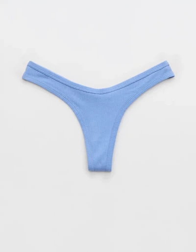 Superchill Cotton Rib Thong Underwear