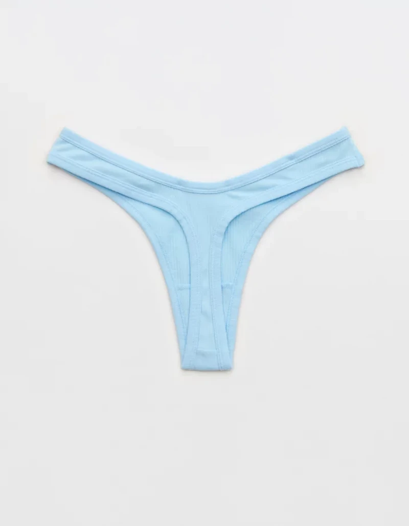 Superchill Cotton Rib Thong Underwear