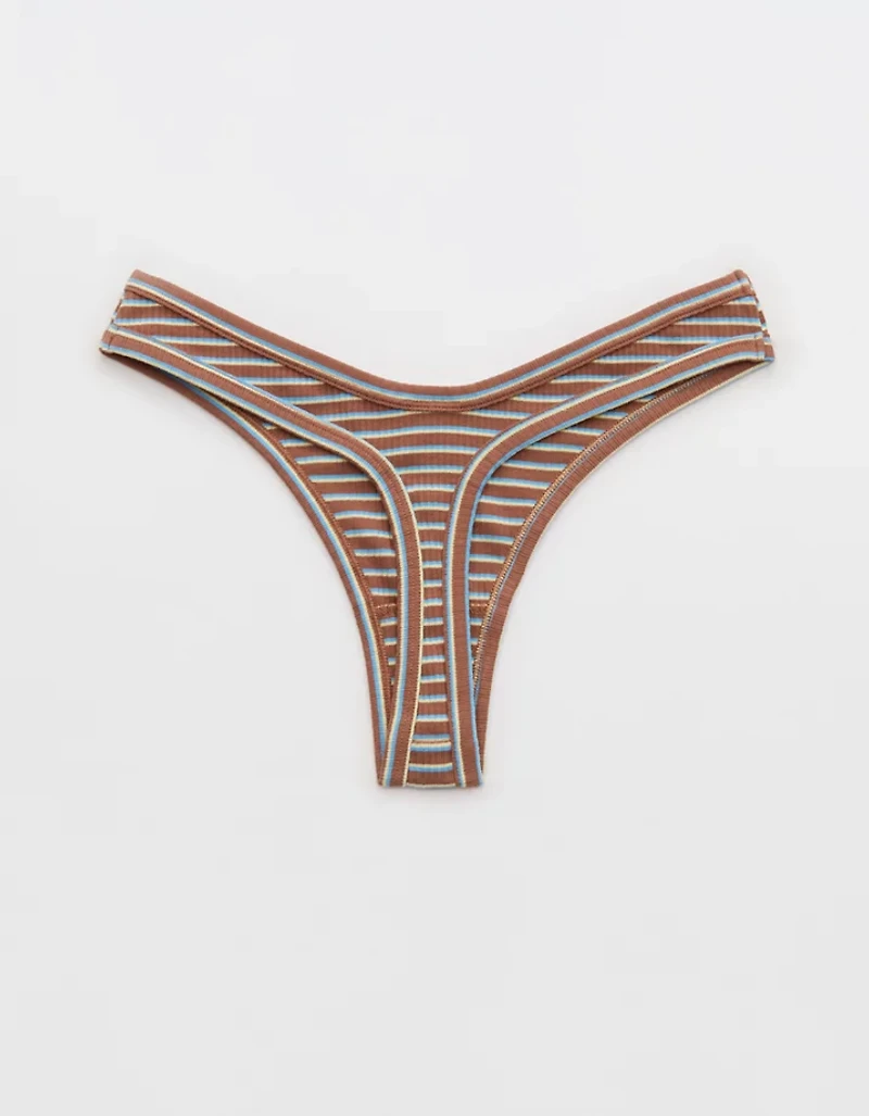 Superchill Cotton Rib Thong Underwear