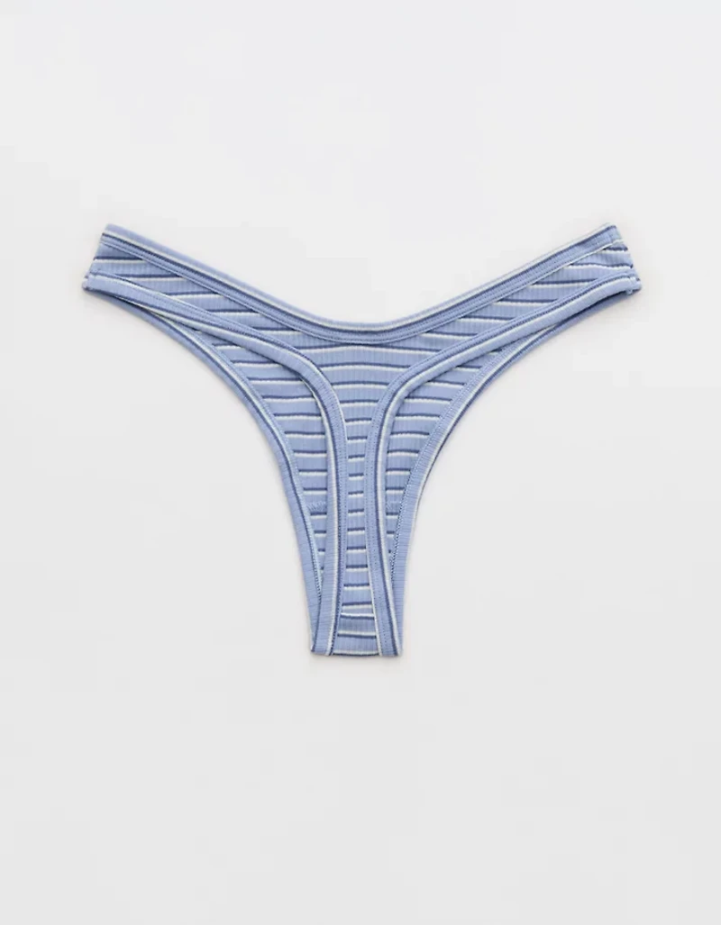 Superchill Cotton Rib Thong Underwear