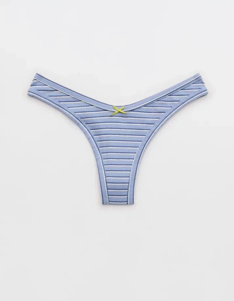 Superchill Cotton Rib Thong Underwear