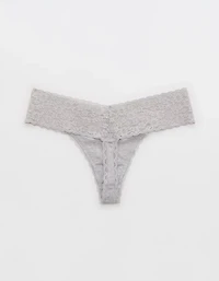 Superchill Vintage Lace Cotton Thong Underwear