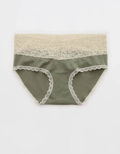 Superchill Vintage Lace Cotton Boybrief Underwear