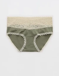 Superchill Vintage Lace Cotton Boybrief Underwear