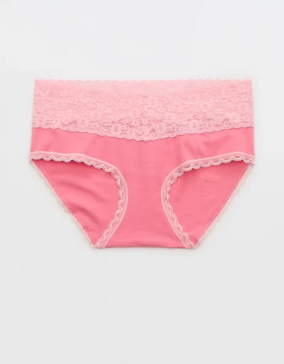 Superchill Vintage Lace Cotton Boybrief Underwear