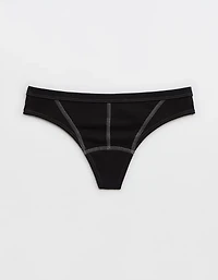 Superchill Cotton Ribbed Thong Underwear