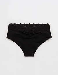 Superchill Cotton Rosey Lace Cheeky Underwear