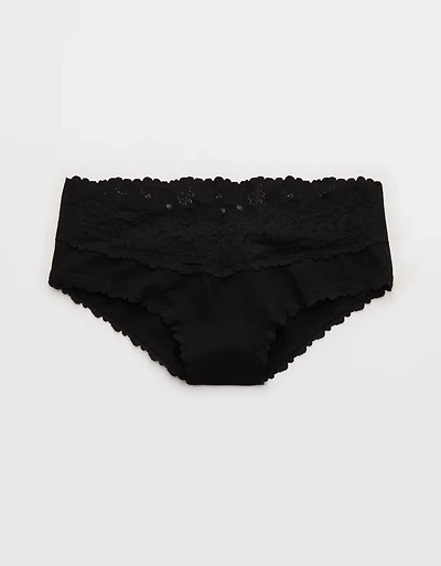 Superchill Cotton Rosey Lace Cheeky Underwear