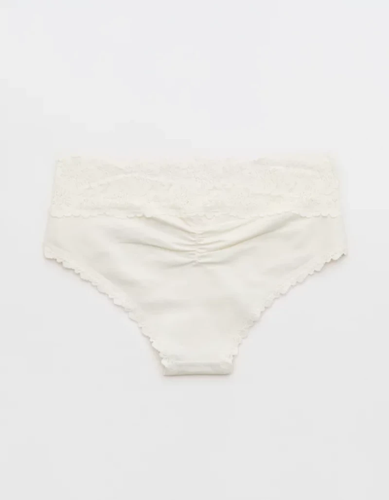Superchill Cotton Rosey Lace Cheeky Underwear