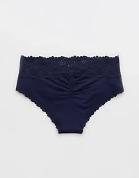 Superchill Cotton Rosey Lace Cheeky Underwear