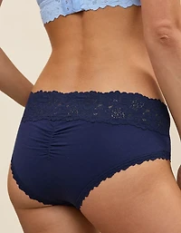 Superchill Cotton Rosey Lace Cheeky Underwear